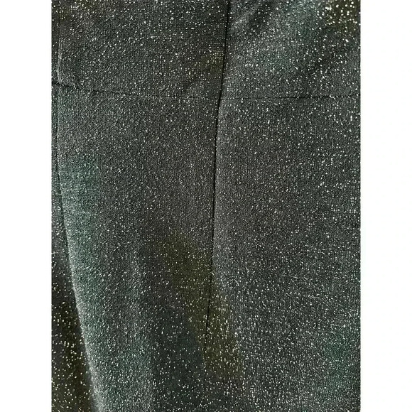 NWT London Times Women’s Dress Green Silver Dress V line Shimmer Size 6 - Picture 5 of 6